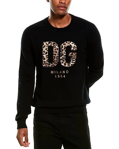 Dolce & Gabbana Applique Wool Crewneck Sweater Men 3 Dolce & Gabbana Applique Wool Crewneck Sweater Men