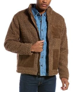 Sherpa Jumbo Corduroy Shacket Men