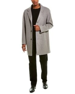 Cole Haan Grandseries Wool-Blend Topper Coat Men
