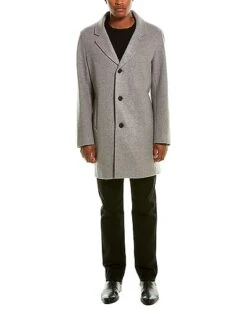 Cole Haan Grandseries Wool-Blend Topper Coat Men 9 Cole Haan Grandseries Wool-Blend Topper Coat Men -Sale Clothing Store 1010280969 RLLD 3