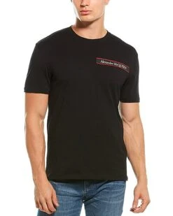 Alexander McQueen Logo Tape T-Shirt Men