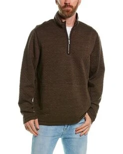 Tommy Bahama Queensland Quilted Half Zip Pullover Men