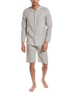 HANRO Linen-Blend Loungewear Shirt Men
