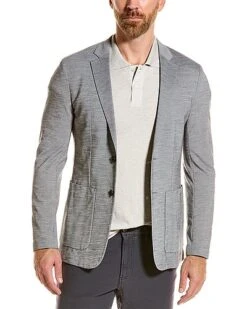 THEORY Clinton Utila Wool-Blend Blazer Men