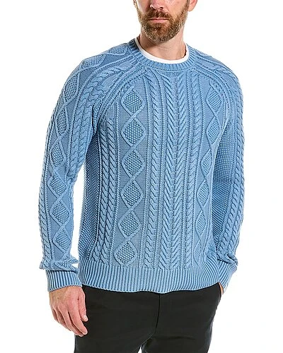 Rag & Bone Dexter Aran Knit Crewneck Sweater Men 3 Rag & Bone Dexter Aran Knit Crewneck Sweater Men
