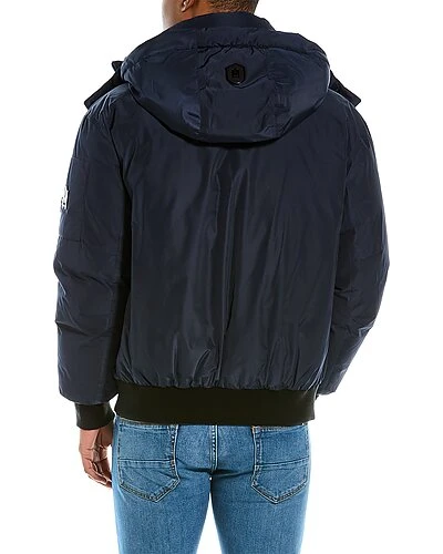 Mackage Viggo Leather-Trim Bomber Jacket Men 4 Mackage Viggo Leather-Trim Bomber Jacket Men - Image 2