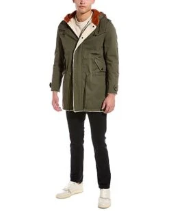 Valentino Jamie Reid Sherpa-Lined Peacoat Men -Sale Clothing Store 1010496807 RLLD 3