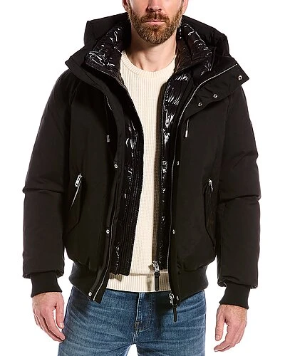 Mackage Dixon Leather-Trim Down Jacket Men 3 Mackage Dixon Leather-Trim Down Jacket Men