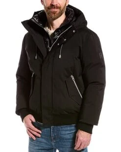 Mackage Dixon Leather-Trim Down Jacket Men 10 Mackage Dixon Leather-Trim Down Jacket Men -Sale Clothing Store 1010508210 RLLD 4