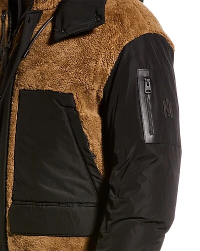 Mackage Viggo Leather-Trim Down Bomber Jacket Men 6 Mackage Viggo Leather-Trim Down Bomber Jacket Men - Image 4