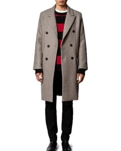 Zadig & Voltaire Mika Wool-Blend Manteau Coat Men