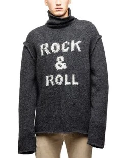 Zadig & Voltaire Elly Mwa Ml Artwork Wool & Alpaca-Blend Sweater Men