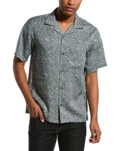 THEORY Noll Woven Shirt Men