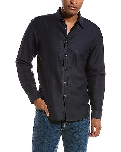 THEORY Essential Linen-Blend Shirt Men 3 THEORY Essential Linen-Blend Shirt Men