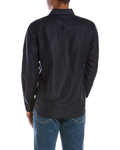 THEORY Essential Linen-Blend Shirt Men 4 THEORY Essential Linen-Blend Shirt Men - Image 2