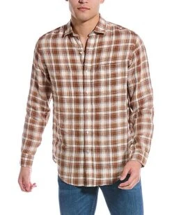Brookville Linen Button-Down Shirt Men