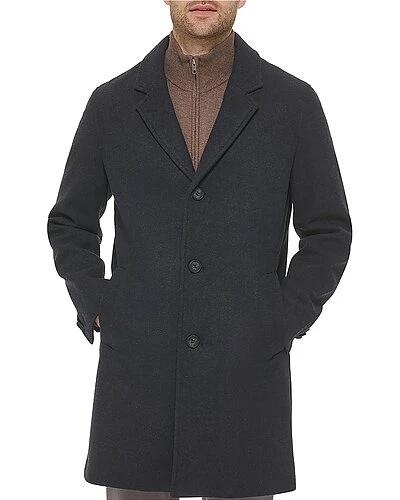 Cole Haan Wool-Blend Top Coat Men 4 Cole Haan Wool-Blend Top Coat Men - Image 2
