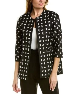 Anne Klein Jacquard Jacket Women
