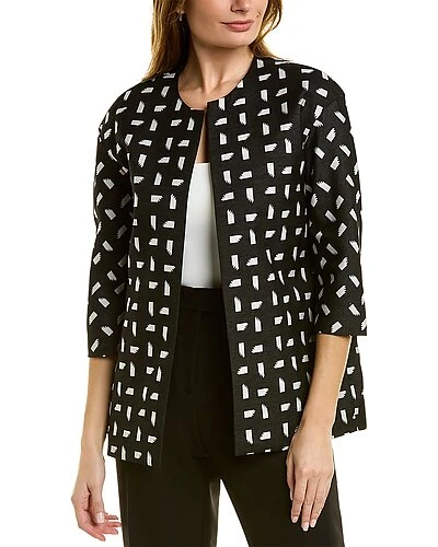 Anne Klein Jacquard Jacket Women 3 Anne Klein Jacquard Jacket Women