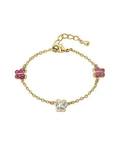 Olly Glitz Shine Bright 14K Enamel Bracelet Kids