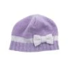 Two-Tone Bow Cashmere Hat Kids