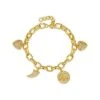 14K Plated CZ Charm Bracelet Kids -Sale Clothing Store 1111441643 RLLD 1