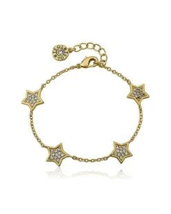 Classic! 14K Plated CZ Star Bracelets Kids