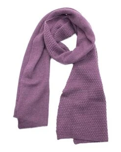 Stitched Details Wool & Cashmere-Blend Scarf Kids