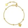 14K Plated Charm Station Bead Bracelet Kids -Sale Clothing Store 1111728384 RLLD 1