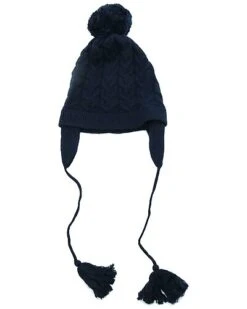Cable Earflap Wool & Cashmere-Blend Hat Kids