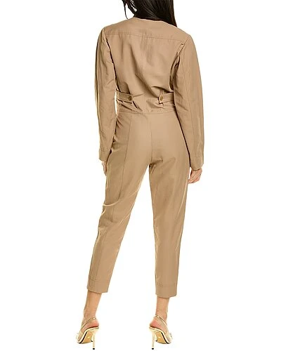 STELLA MCCARTNEY Alma All In One Linen-Blend Jumpsuit Women 4 STELLA MCCARTNEY Alma All In One Linen-Blend Jumpsuit Women - Image 2