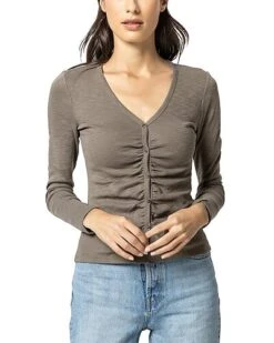 Shirred Cardigan Women