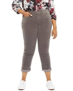 NYDJ Plus Margot Volcanic Glass Girlfriend Jean Women