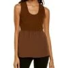 THEORY Combo Scoop Top Women