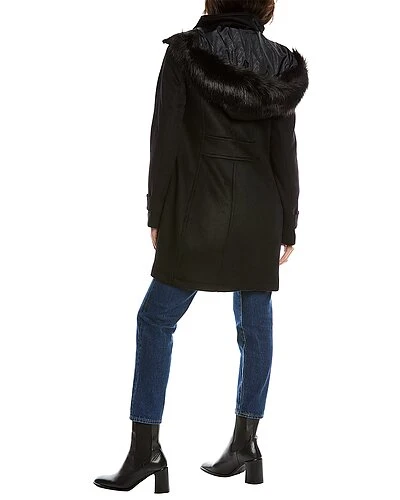 Cole Haan Ded Wool-Blend Coat Women 4 Cole Haan Ded Wool-Blend Coat Women - Image 2