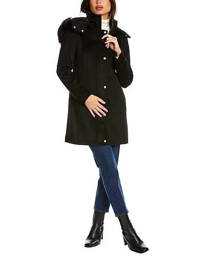 Cole Haan Ded Wool-Blend Coat Women 5 Cole Haan Ded Wool-Blend Coat Women - Image 3