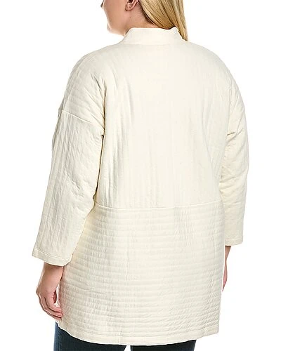 EILEEN FISHER Plus Long Jacket Women 4 EILEEN FISHER Plus Long Jacket Women - Image 2