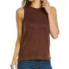 Linen-Blend Muscle Tank Women