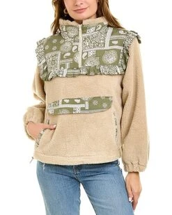 Ruffle Teddy Jacket Women