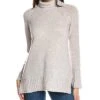 Turtleneck Cable Wool & Cashmere-Blend Sweater Women