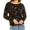 Bliss Knit Shirred Raglan Pullover Women
