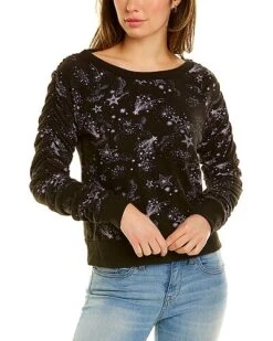 Bliss Knit Shirred Raglan Pullover Women