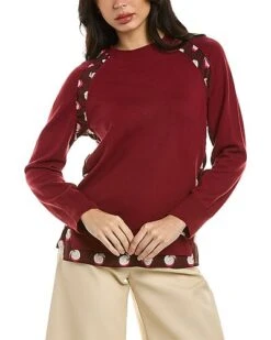 STELLA MCCARTNEY Fabric Mix Wool Jumper Women