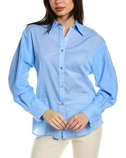 Vince Sculpted Voile Shirt Women