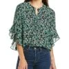 Vince Camuto Flutter Sleeve Pintuck Field Blouse Women -Sale Clothing Store 1411462665 RLLD 1