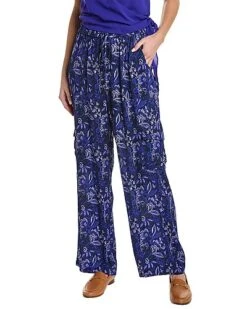 Elie Tahari Printed Cargo Pant Women