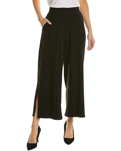 EILEEN FISHER Wide Stretch Rib Wide Leg Pant Women 3 EILEEN FISHER Wide Stretch Rib Wide Leg Pant Women