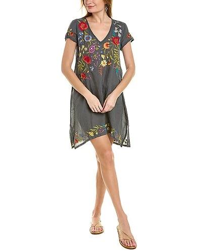 Johnny Was Provence Drape Tunic Dress Women 3 Johnny Was Provence Drape Tunic Dress Women