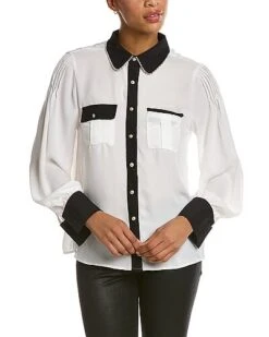 Contrast Blouse Women