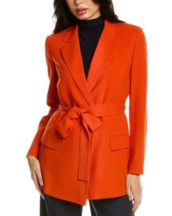 THEORY Belted Blazer Women